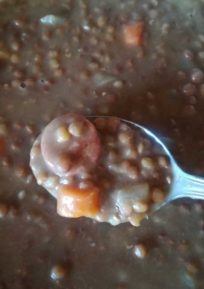 Una foto de Lentejas con chorizo