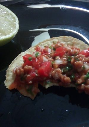 Una foto de Ceviche de soya