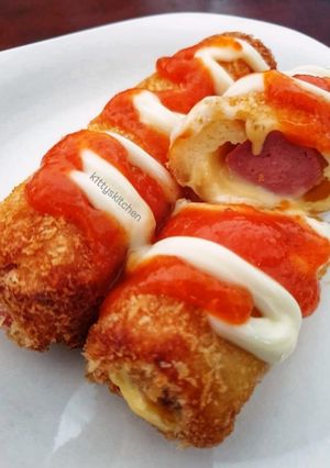 Foto resep Roti goreng sosis keju