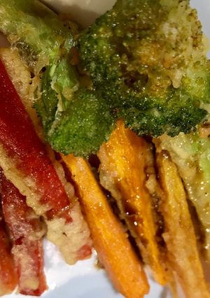 Una foto de Tempura de vegetales