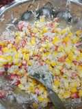 Corn pomegranate salad