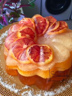 عکسی از دستور ژله پرتقالی (ژله ویترینی)