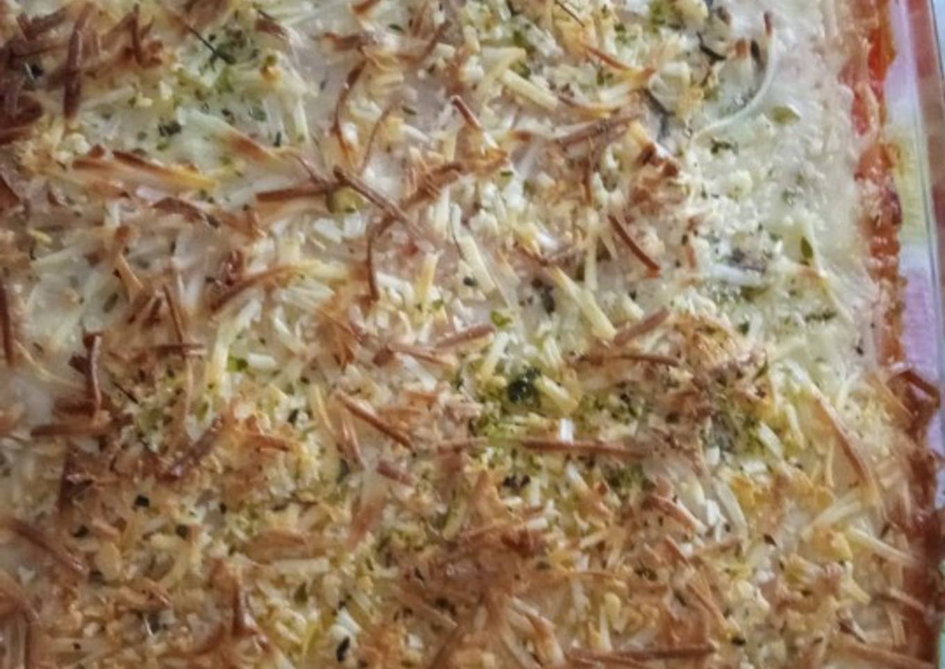 Pastel de carne al horno