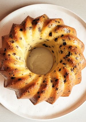 Une photo de Gâteau moelleux au yaourt et pépites de chocolat