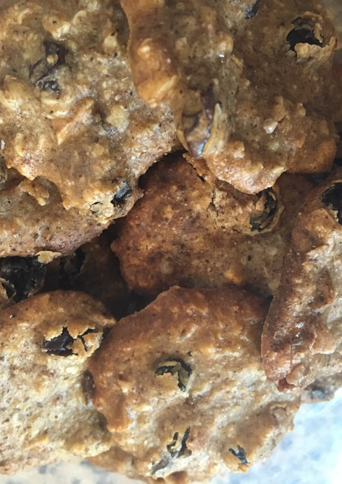 Una foto de Galletas de avena y pasas