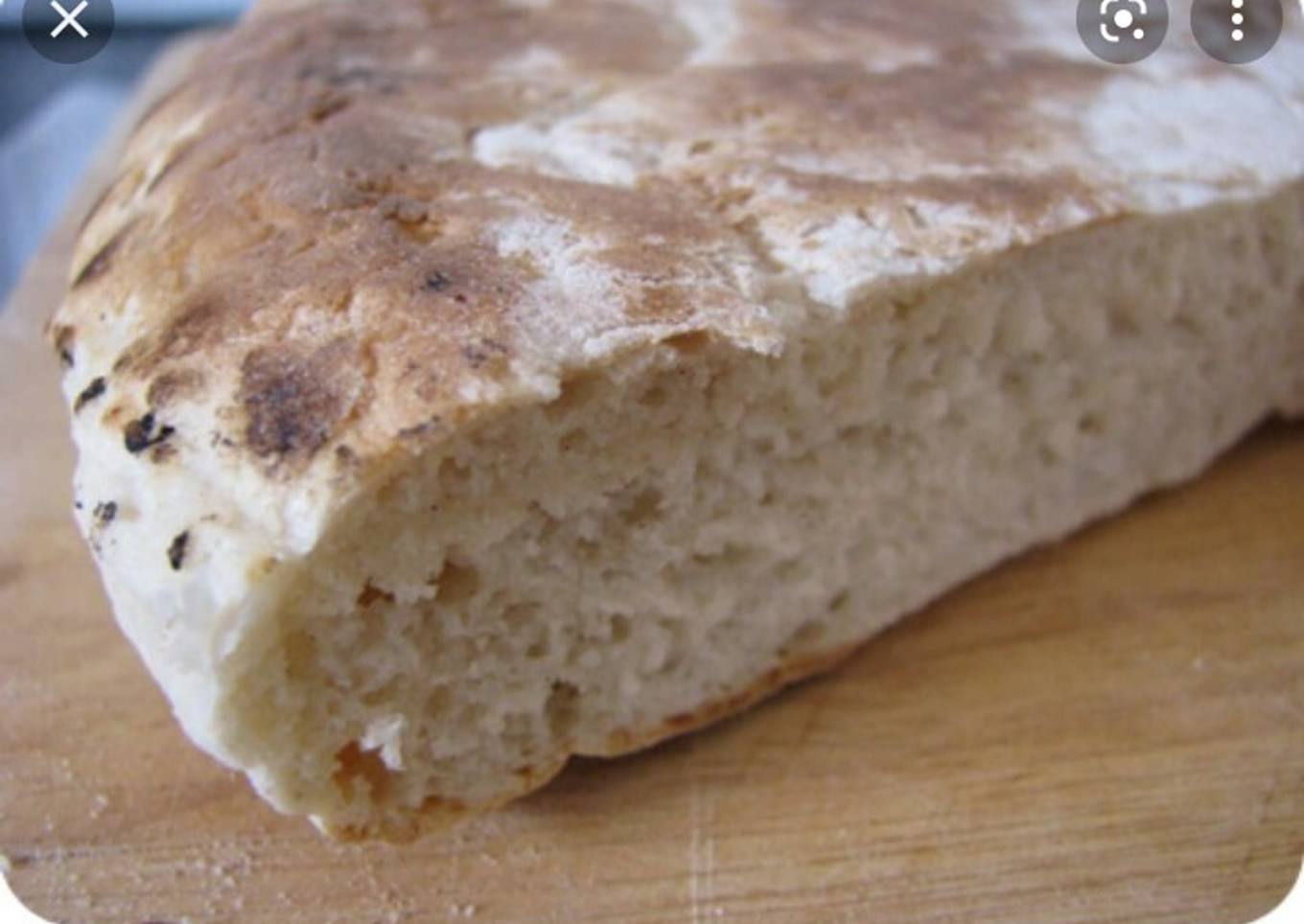 Griddle baked bread