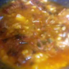 Una foto de Locro de choclo