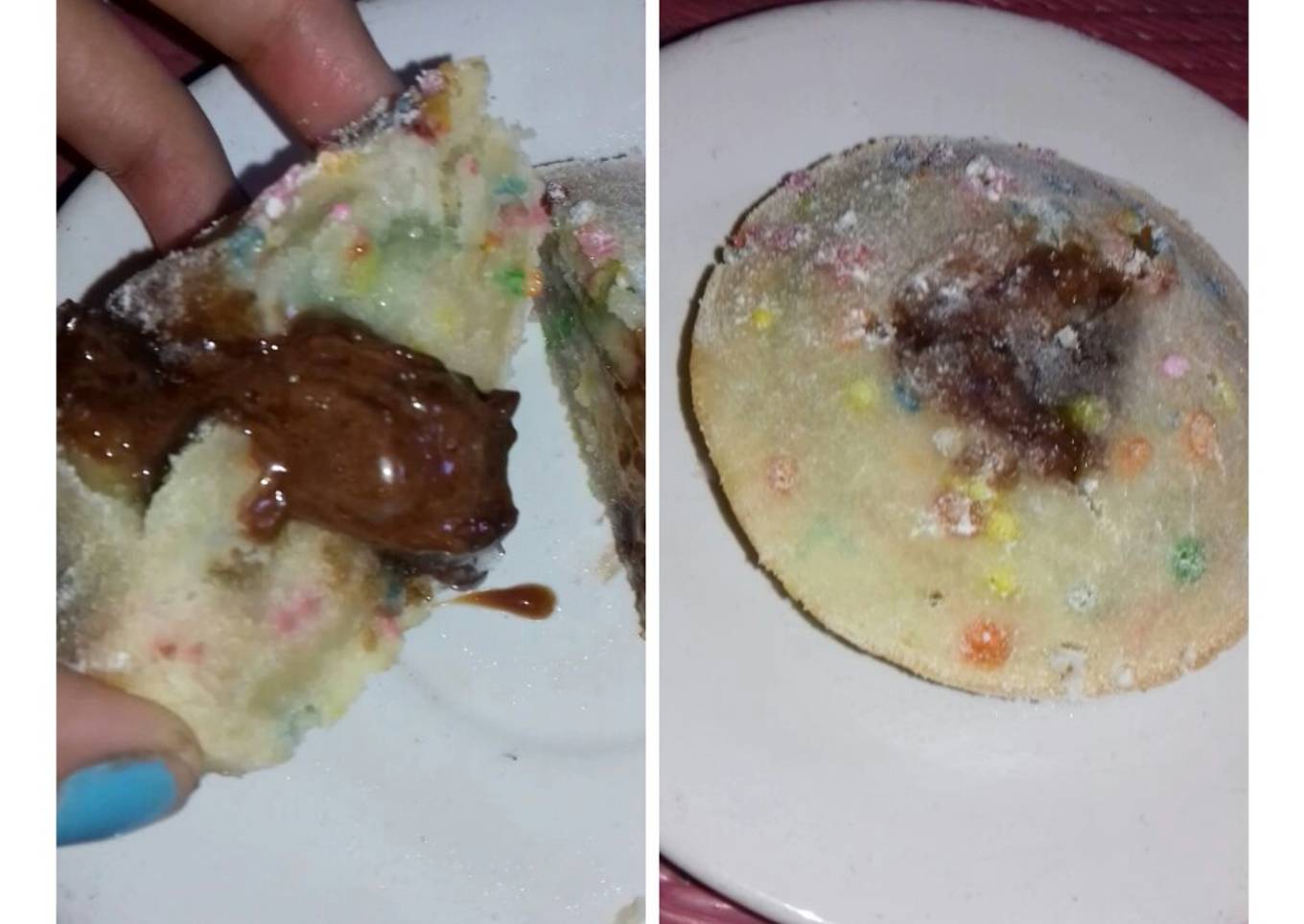 Cracked chocolate cake