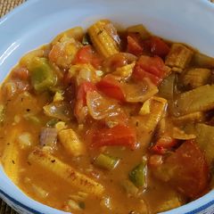 A picture of Baby corn manchurian gravy one.