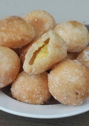 Hình của món Bánh rán bọc đường.