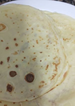 Una foto de Masa de panqueques