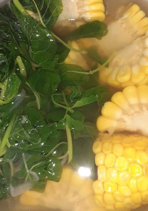 Foto resep Sayur bening bayam jagung