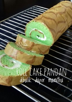 Foto resep Roll cake pandan
