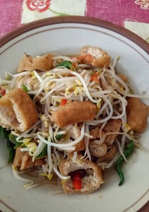 Foto resep Tumis touge tahu saos tiram