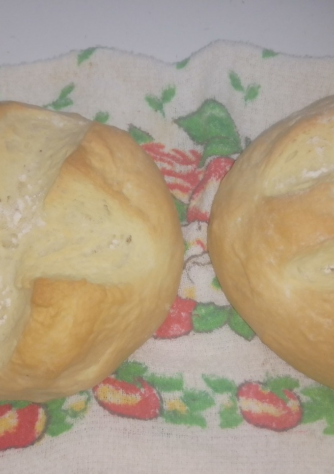 Una foto de Pan de campo o pan casero con grasa vacuna