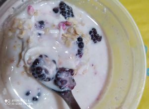Una foto de Postre fit con 12 g de proteína natural