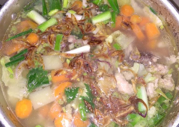 Resep Sop Ayam Endess Non MSG yang Menggugah Selera