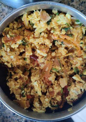 A picture of Paneer bhurji.
