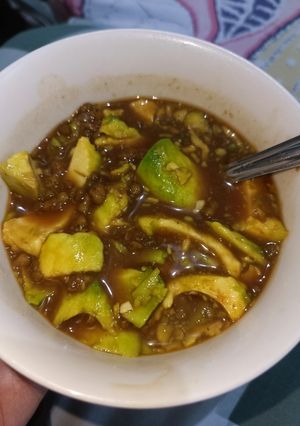 Foto resep Bubur Kacang Ijo Alpukat (Gluten Free) for Diet