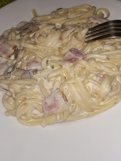 Una foto de Espagueti carbonara