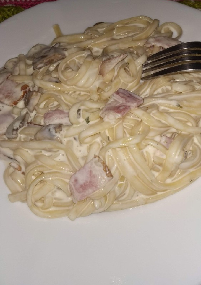 Una foto de Espagueti carbonara
