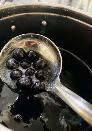 A picture of Homemade Tapioca Boba Pearls.