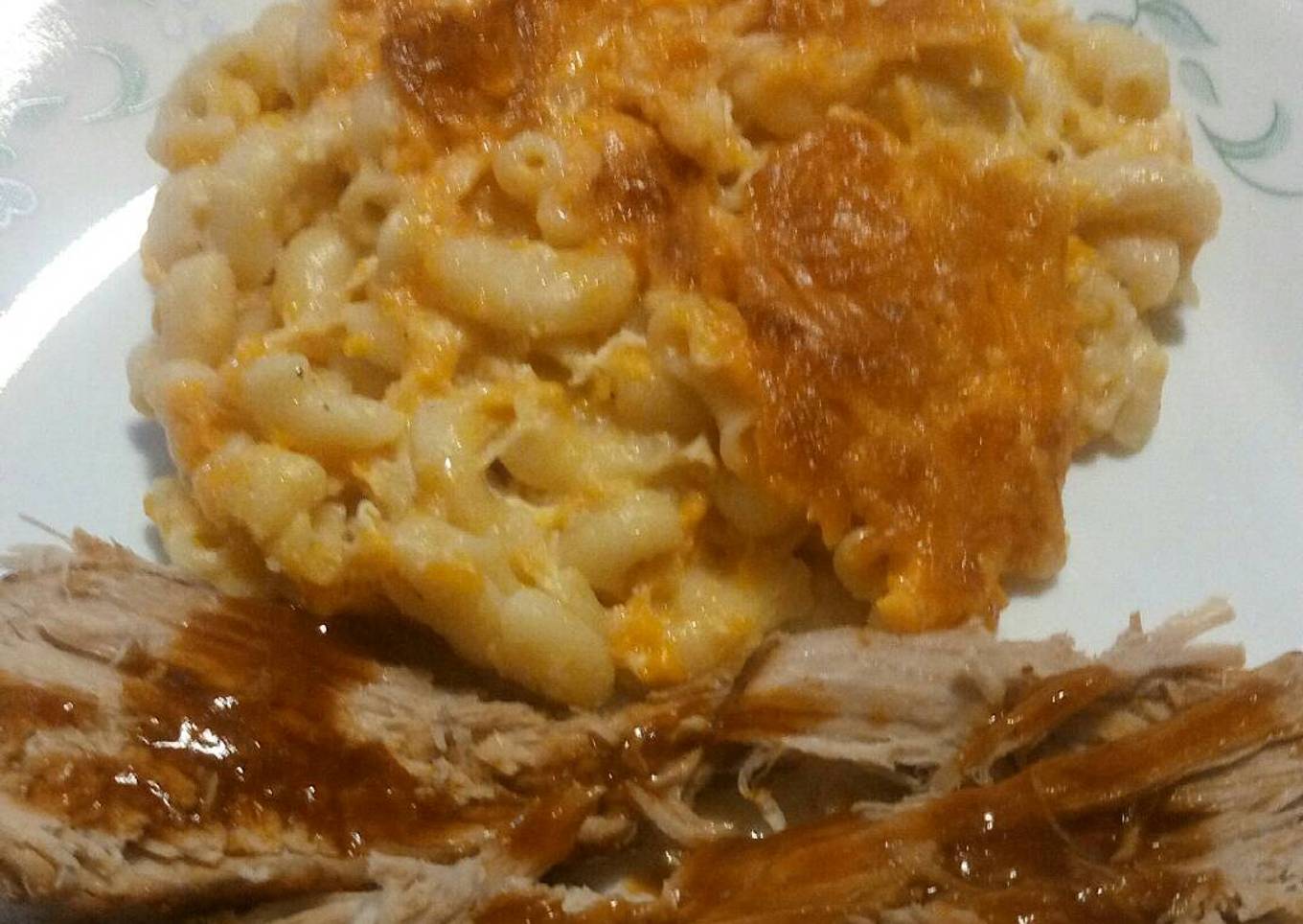 Mac: Lightly cooked cheese