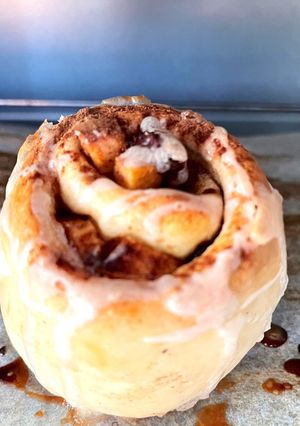 รูปของ Apple Cinnamon Roll with Icing (Hiroko Liston Recipe🙏🏻🥯)