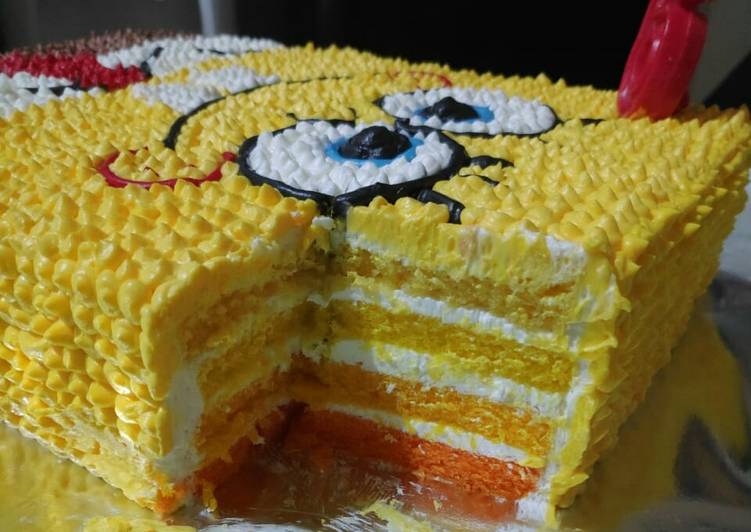 Resep Orange ombre cake enaaakk, Sempurna