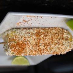 A picture of Corn Elota.