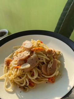 Foto resep Spaghetti Aglio e olio simple