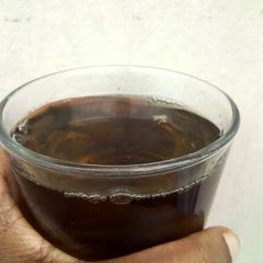A picture of Bitterleaf and Scent leaf Tea/ juice.