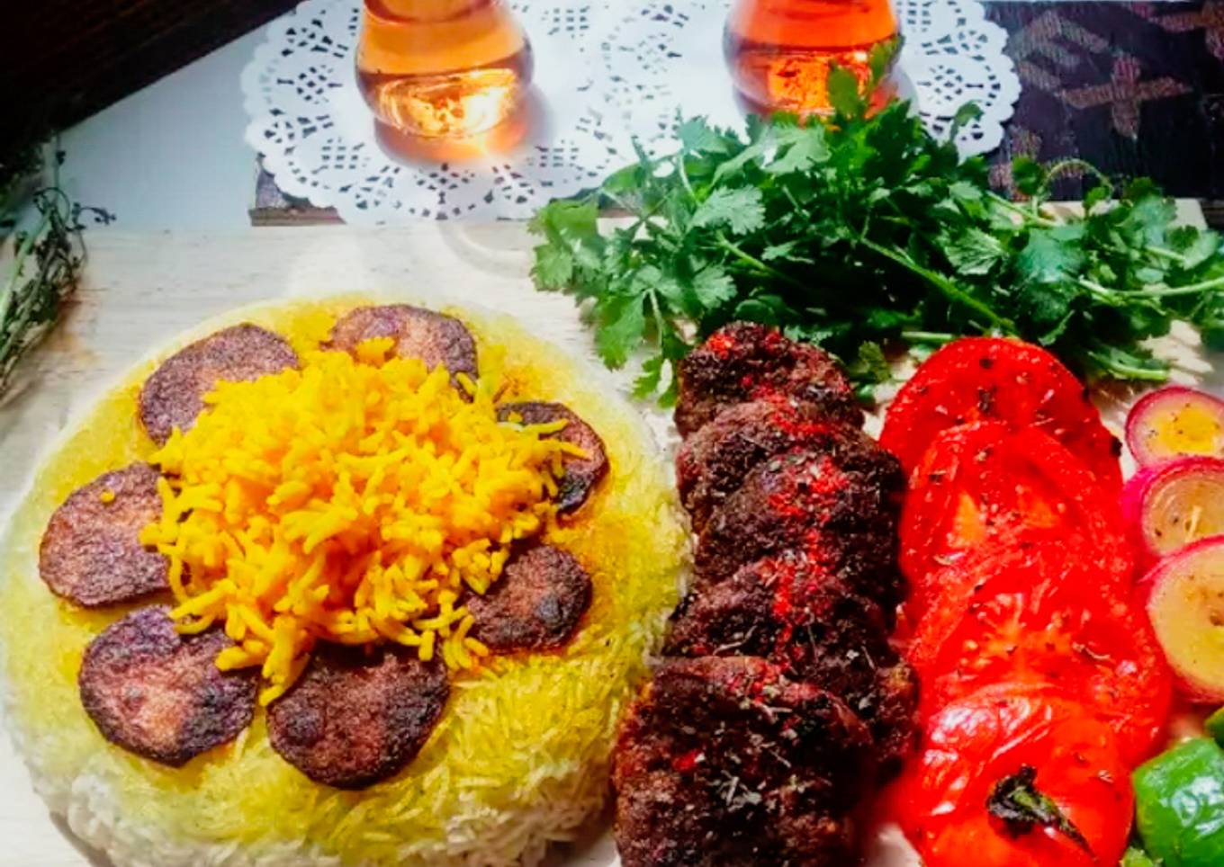 Kofta Kebab Bayam Teflon