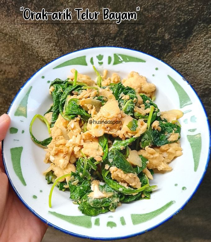 Foto resep Orak-arik Telur Bayam