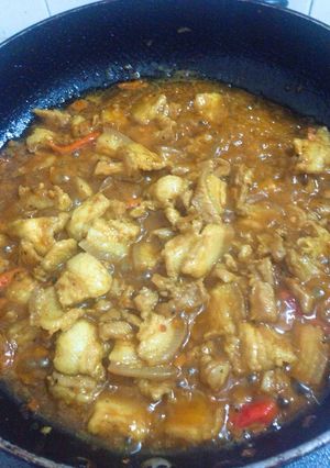Hình của món Thịt ba chỉ kho nghệ.