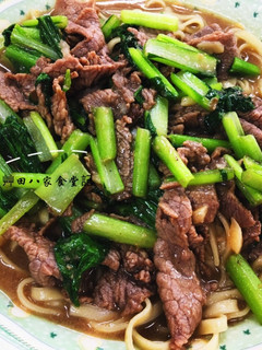 沙茶牛肉炒麵 的食譜成品照片