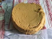 Una foto de flan olla express