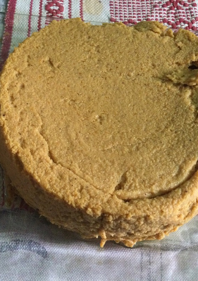 Una foto de Flan de Calabaza