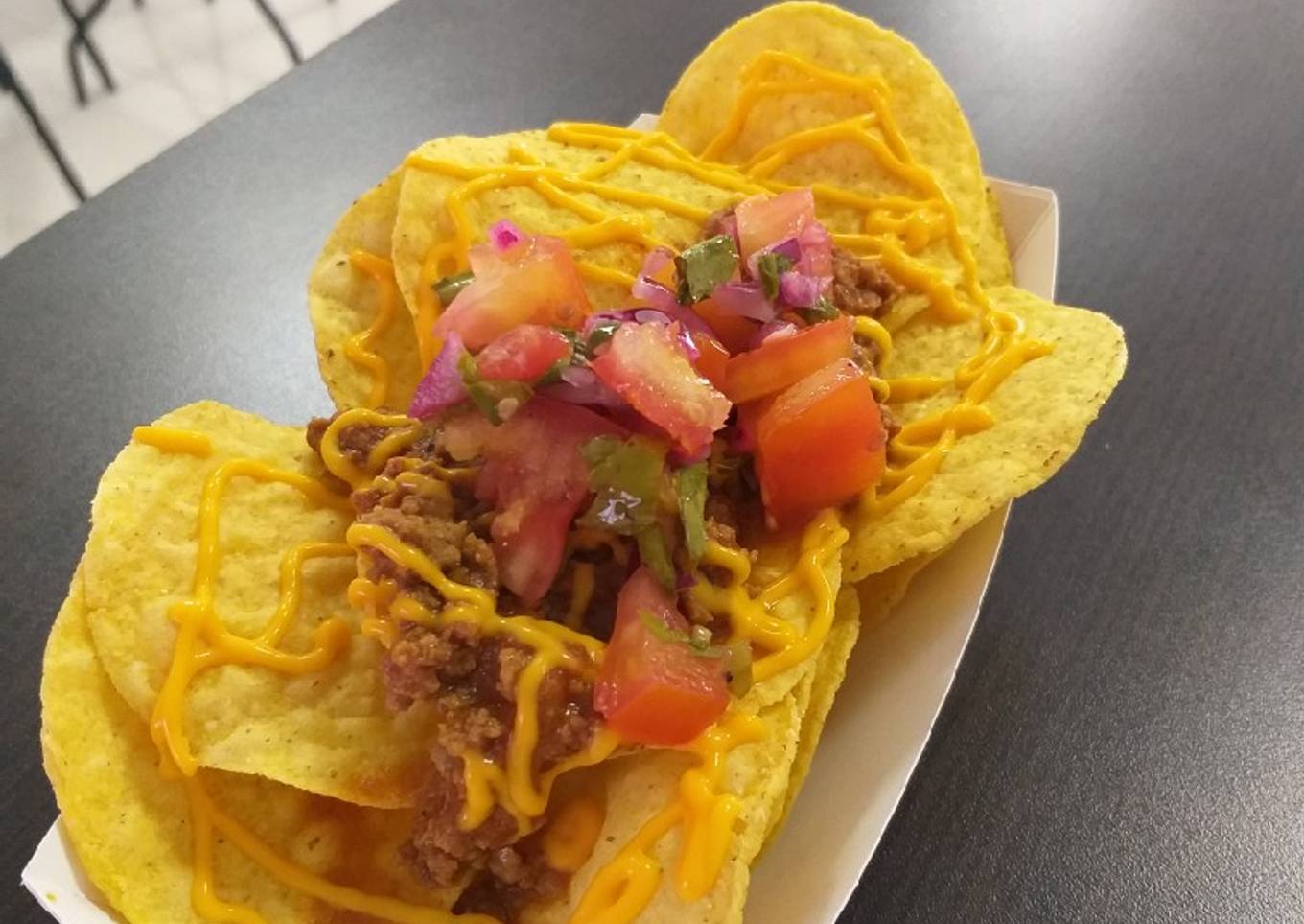 Nachos con Pico de Gallo