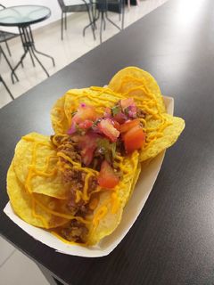 Una foto de Nachos con Pico de Gallo
