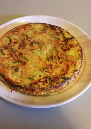 Una foto de Tortilla de zuchini