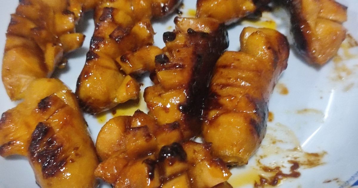 Sosis instan Bakar saus BBQ