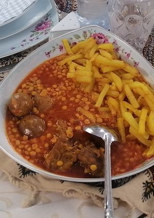 عکسی از دستور خورشت قیمه 😋