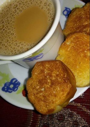 صورة لوصفة خبز محمص بالثوم وزيت الزيتون 😋