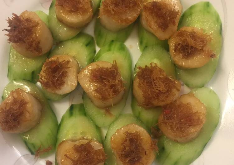 Resep: Untuk Mencoba Di Rumah58.Abalon goreng dengan xo abalon suwir