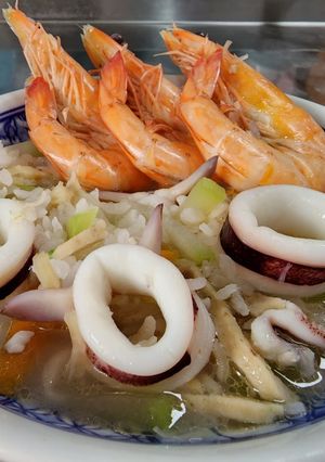 瓠瓜海鮮粥 的食譜成品照片