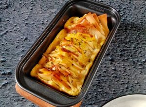 Foto resep Smoked Beef and Cheese Puff (Roti Tawar)