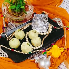 Mawa modak 😋(Ganesh chaturthi special mawa Modak) A picture of Mawa modak 😋(Ganesh chaturthi special mawa Modak).