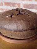 Budín económico y fácil - torta de algarroba y naranja con tropezones de batata