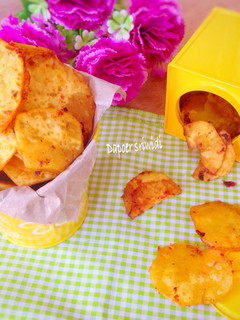 Foto resep Keripik keladi pedas manis